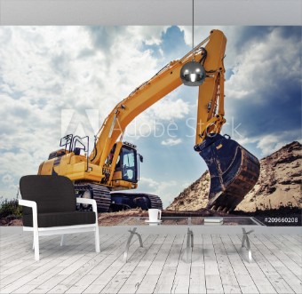 Picture of Koparka na placu budowy